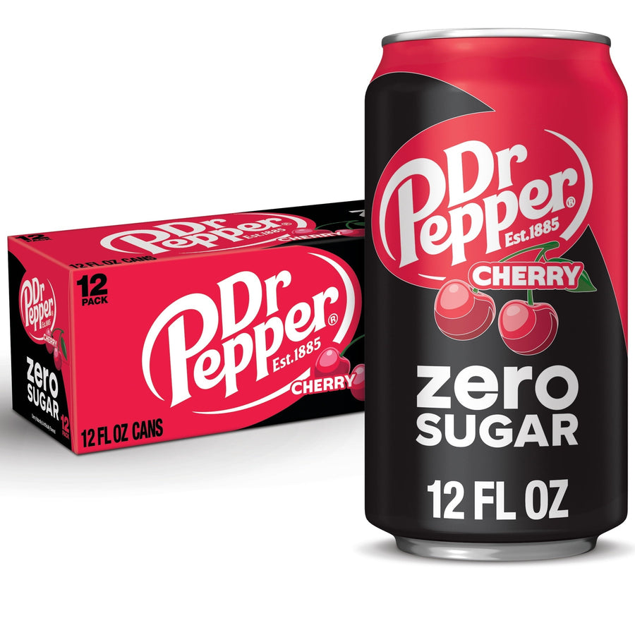 Dr Pepper Cherry Zero Sugar Soda B3
