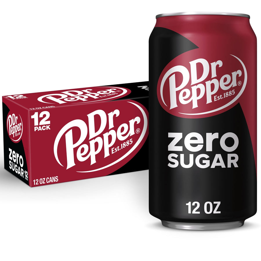 Dr Pepper Zero Sugar Soda X6